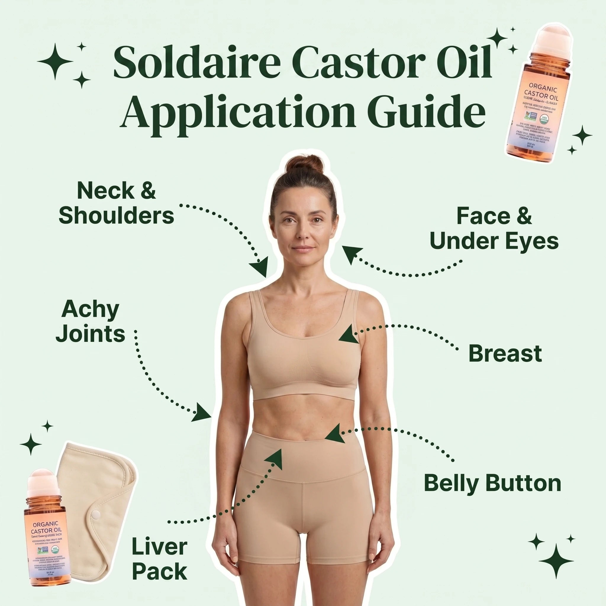 Soldaire® Organic Castor Oil Roll-On